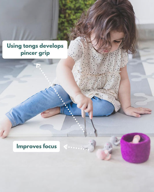 Curious Cub Montessori Box-24M+-Pack of 9 Montessori Toys-Encourages Baby’s Development-Learning & Educational Wooden Toys-Gift Set