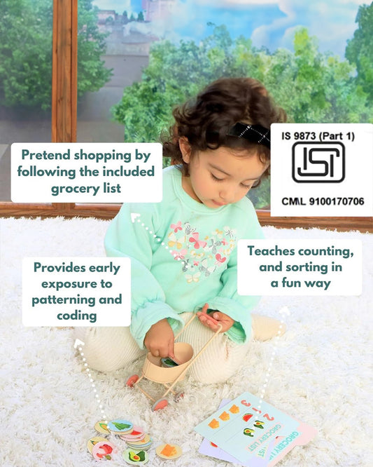 Curious Cub Montessori Box-2 Years 6M+-Pack of 6 Montessori Toys-Encourages Baby’s Development-Learning & Educational Wooden Toys-Gift Set