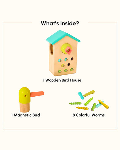 Curious Cub Magnetic Bird Feeder-Shape Sorter & Stacker-Learning & Educational Toys-12M+