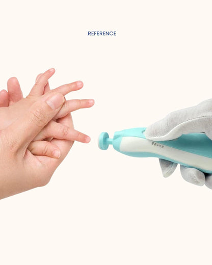 Syga Electric Safe Baby Nail Clipper Set-Blue