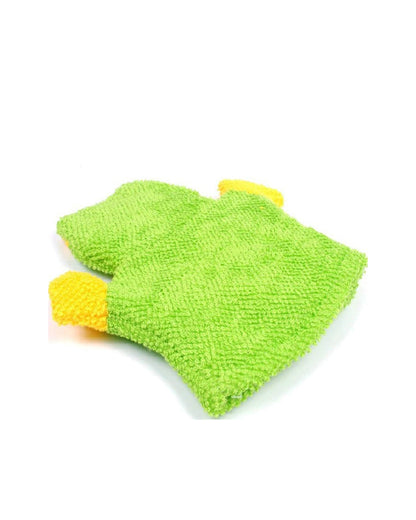 Syga Frog Shape Baby Sponge Loofah-Green