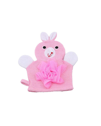 Syga Bunny Face & Hands Baby Sponge Loofah-Pink