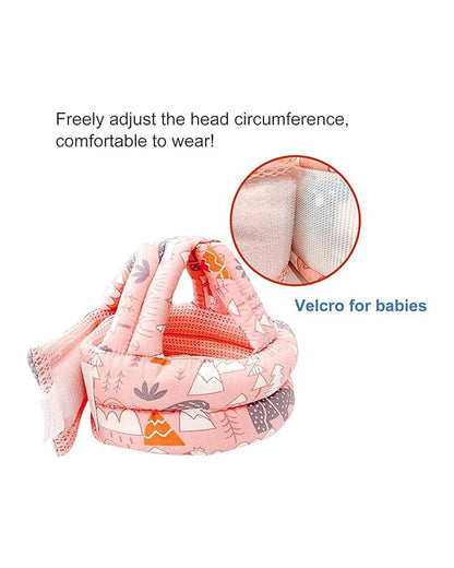 Syga Baby Safety Helmet-Infant Head Protector-6 to 36M-Pink Forest