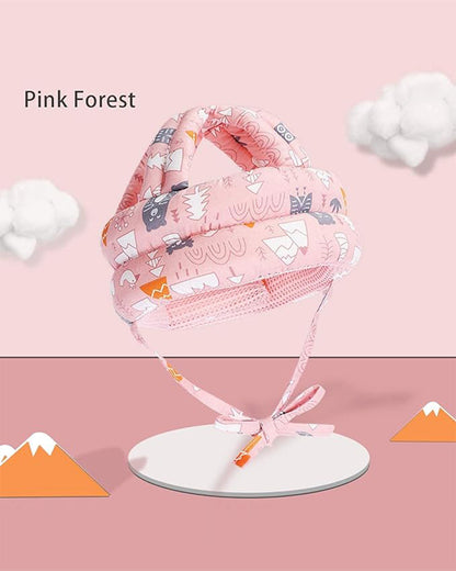 Syga Baby Safety Helmet-Infant Head Protector-6 to 36M-Pink Forest