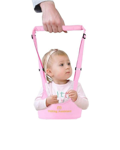 Syga Pink Handheld Vest Style Baby Walking Harness-With Adjustable Straps-for Infants