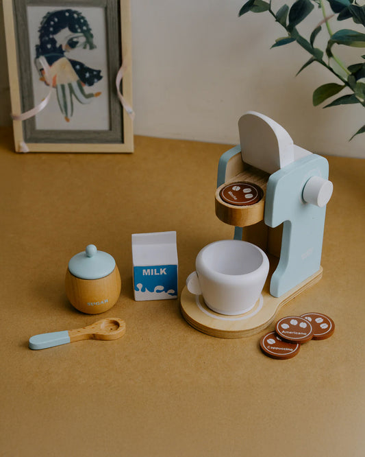 Nesta Toys Wooden Coffee Maker-Pretend & Play Toy-24M+