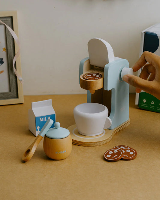 Nesta Toys Wooden Coffee Maker-Pretend & Play Toy-24M+