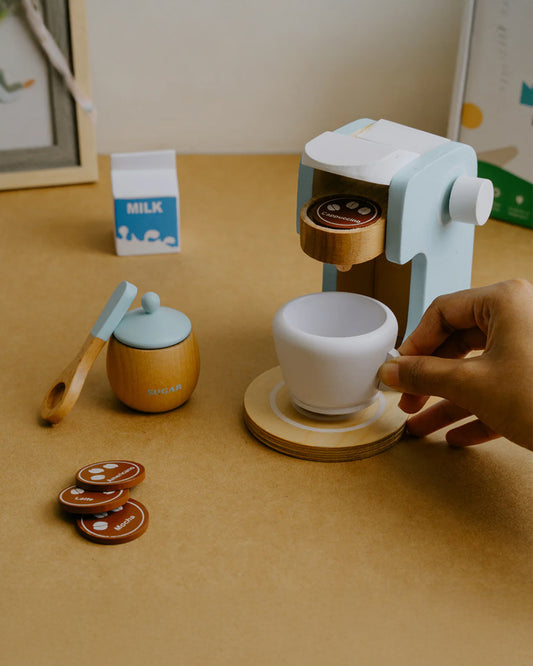 Nesta Toys Wooden Coffee Maker-Pretend & Play Toy-24M+
