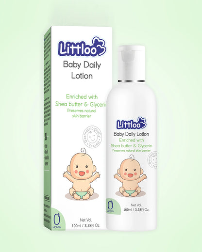 Littloo Daily Moisturizing Baby Lotion-With Calendula & Coconut Oil