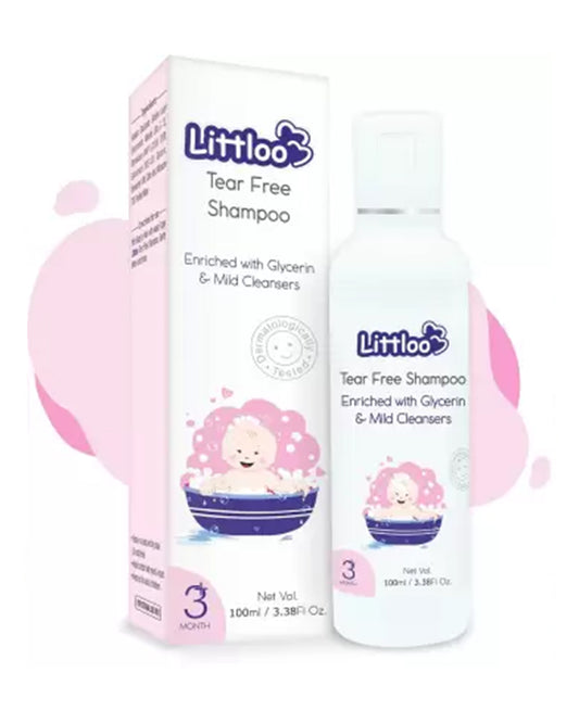 Littloo Tear Free Baby Shampoo-With Glycerine