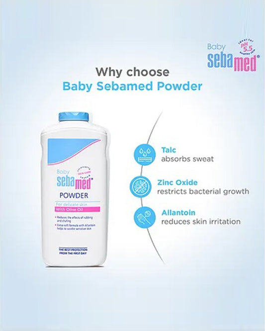 Sebamed Baby Powder-With Olive Oil & Allantoin