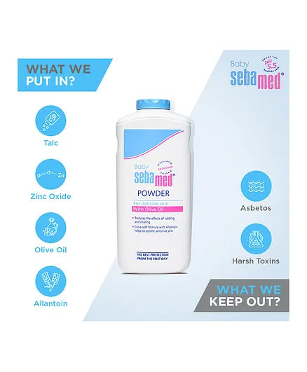 Sebamed Baby Powder-With Olive Oil & Allantoin