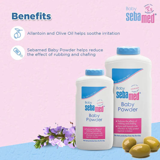 Sebamed Baby Powder-With Olive Oil & Allantoin