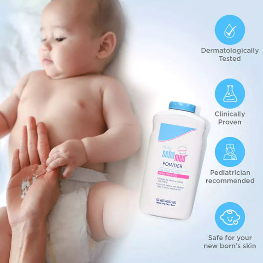 Sebamed Baby Powder-With Olive Oil & Allantoin