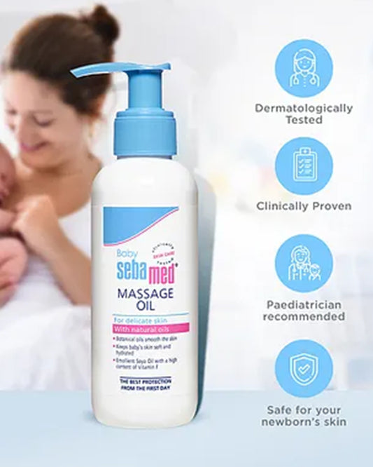 Sebamed Baby Massage Oil-With Soya Oil