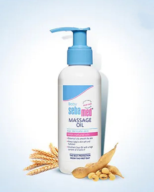 Sebamed Baby Massage Oil-With Soya Oil