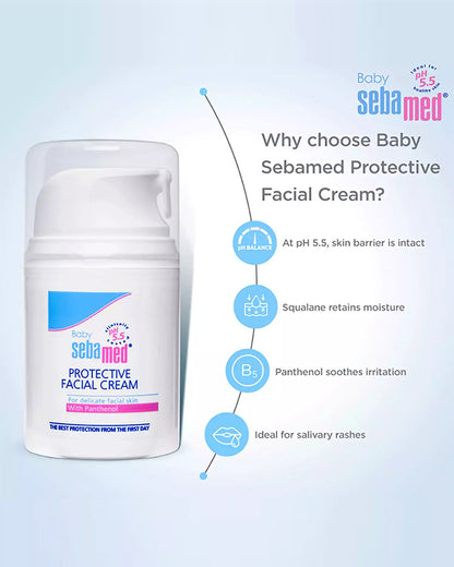 Sebamed Protective Baby Face Cream-With Panthenol & Allantoin