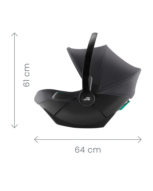 Britax Baby Safe Core-Baby Car Seat-Rear Facing-Extra Lightweight-For 0 to 15M (Upto 13Kg)-Space Black