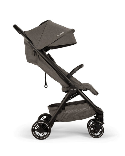 Nuna TRVL Lightweight Baby Stroller-One Touch Fold-Compact Size-Pram for 0M+ (Upto 22Kg)-Granite