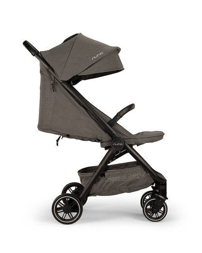 Nuna TRVL Lightweight Baby Stroller-One Touch Fold-Compact Size-Pram for 0M+ (Upto 22Kg)-Granite