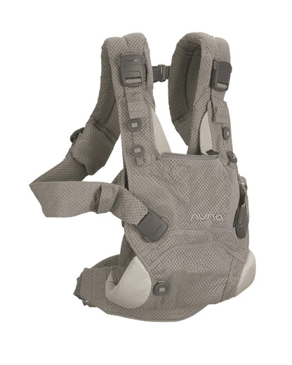 Nuna Cudl Clik Baby Carrier-4 Carry Positions-Innovative Leg Openings-For 0 to 3Y (Upto 16Kg)-Fog