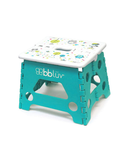 bbluv Step Baby Folding Step Stool-Aqua