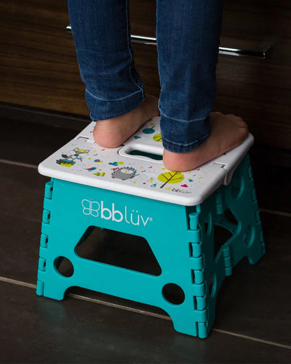 bbluv Step Baby Folding Step Stool-Aqua