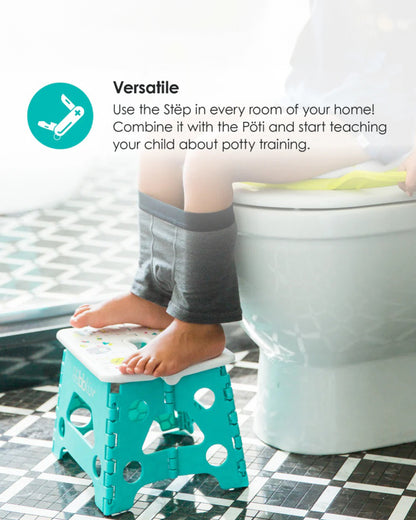 bbluv Step Baby Folding Step Stool-Aqua