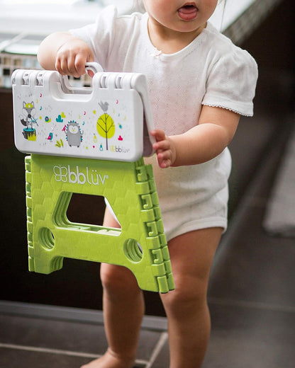 bbluv Step Baby Folding Step Stool-Lime