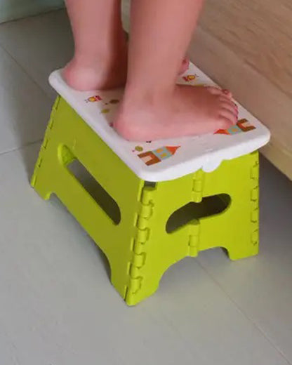 bbluv Step Baby Folding Step Stool-Lime