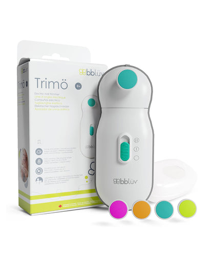 bbluv Trimo Baby Electric Nail Trimmer-White