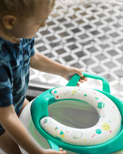 bbluv Poti Potty Seat-With Removable Cushion-Aqua-9M+