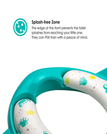 bbluv Poti Potty Seat-With Removable Cushion-Aqua-9M+