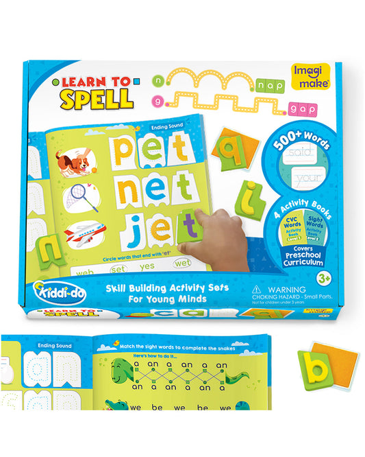 Imagimake Learn to Spell Puzzle-Learning & Educational Toys-24M+