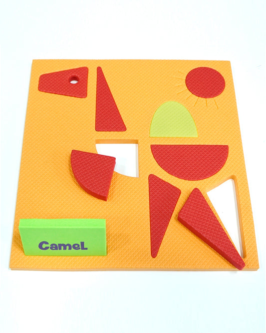 Imagimake Make With Shapes 5 Animal Puzzle-42 Pieces-Learning & Educational Toys-24M+