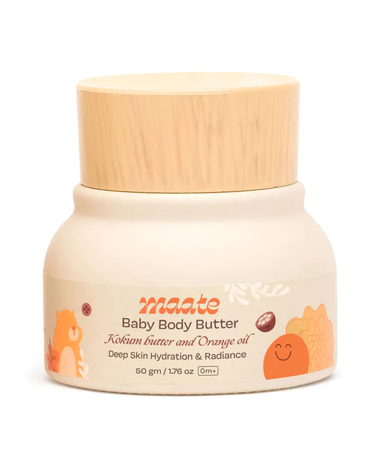 Maate Body Butter Baby Cream-With Pure Kokum Butter & Saffron