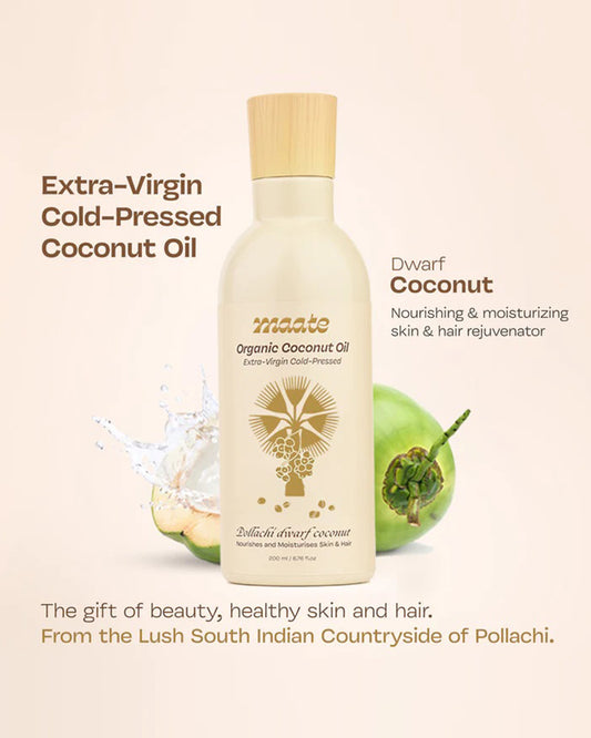 Maate Organic Coconut Baby Massage Oil