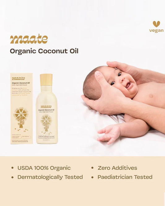 Maate Organic Coconut Baby Massage Oil