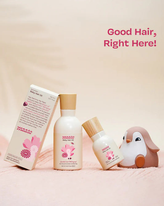 Maate Baby Hair Oil-With Almond Oil & Bhringraj