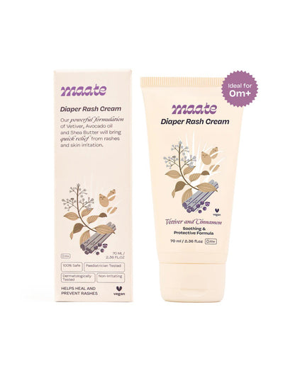 Maate Baby Diaper Rash Cream-With Vetiver & Cinnamon