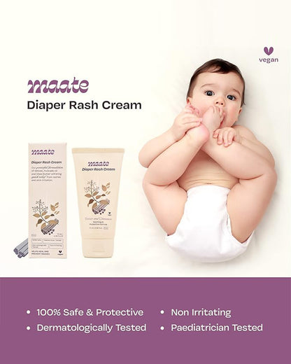 Maate Baby Diaper Rash Cream-With Vetiver & Cinnamon