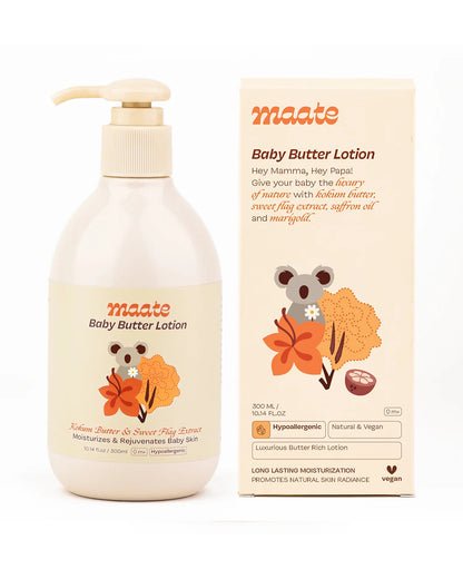 Maate Butter Baby Lotion-With Pure Kokum Butter & Sweet Flag