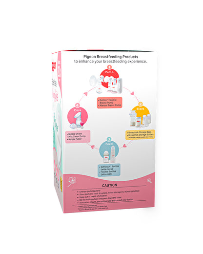 Pigeon Comfy Feel Breast Pads-With Aloe Vera Extract-Strong Adhesive & Dermatologically Tested-Pack of 60