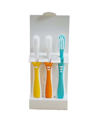 Pigeon Training Baby Toothbrush Set-Lesson 123-6M+