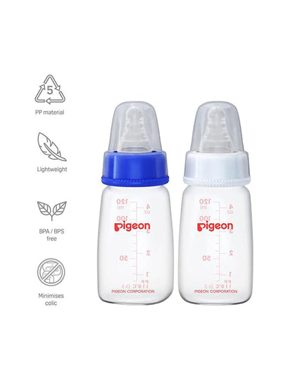 Pigeon Peristaltic Narrow Neck Feeding Bottle-Anti Colic