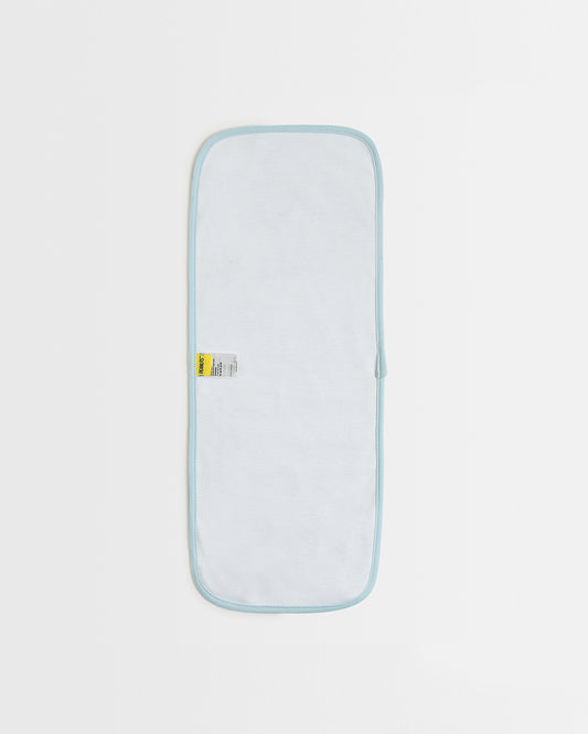 Mi Arcus Peanuts White & Blue Burp Cloth-100% Cotton-Pack of 2-For Infants