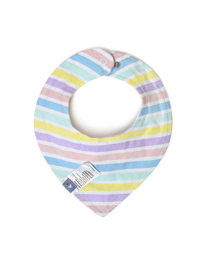 Mi Arcus Kids Drool Bibs-Multicolor-Cotton-0 to 3M-Pack of 5-For Infants