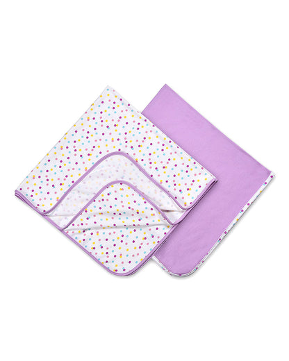 Mi Arcus Muffle Interlock Ultrasoft First Layer Bedsheet-100% Organic Cotton-For Infants