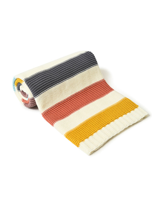 Mi Arcus Kids Ultra Soft 100% Cotton Purl Knitted Blanket-For Infants