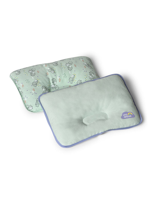 Mi Arcus Ultra Soft Frosty'z Interlock Pillow-Pack of 2-For Infants